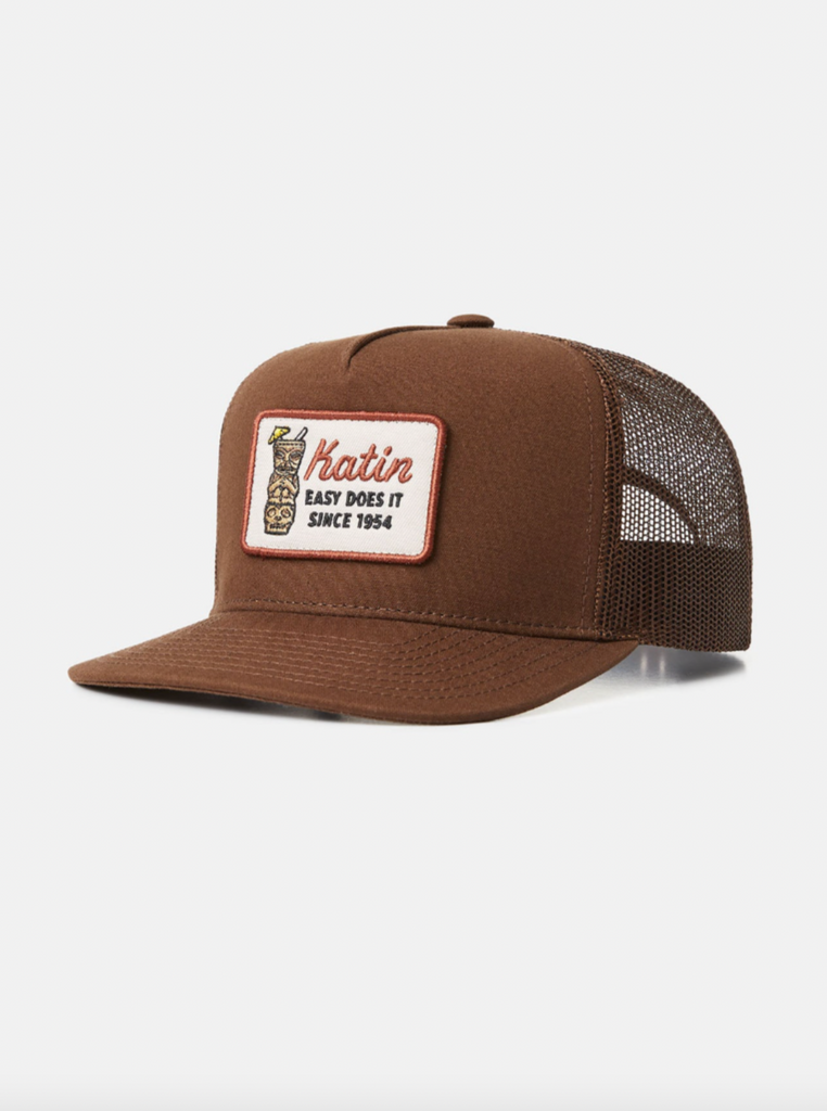 Katin Tiki Trucker Hat Dark Brown