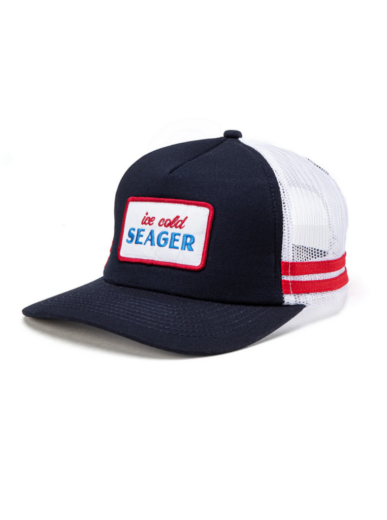 Seager Ice Cold Snapback Hat Navy