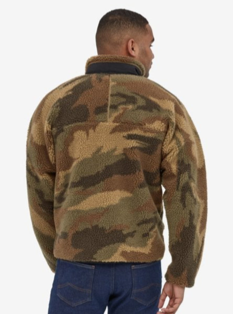 Patagonia Men's Classic Retro X Jacket Kansas Sky Classic Tan Camo