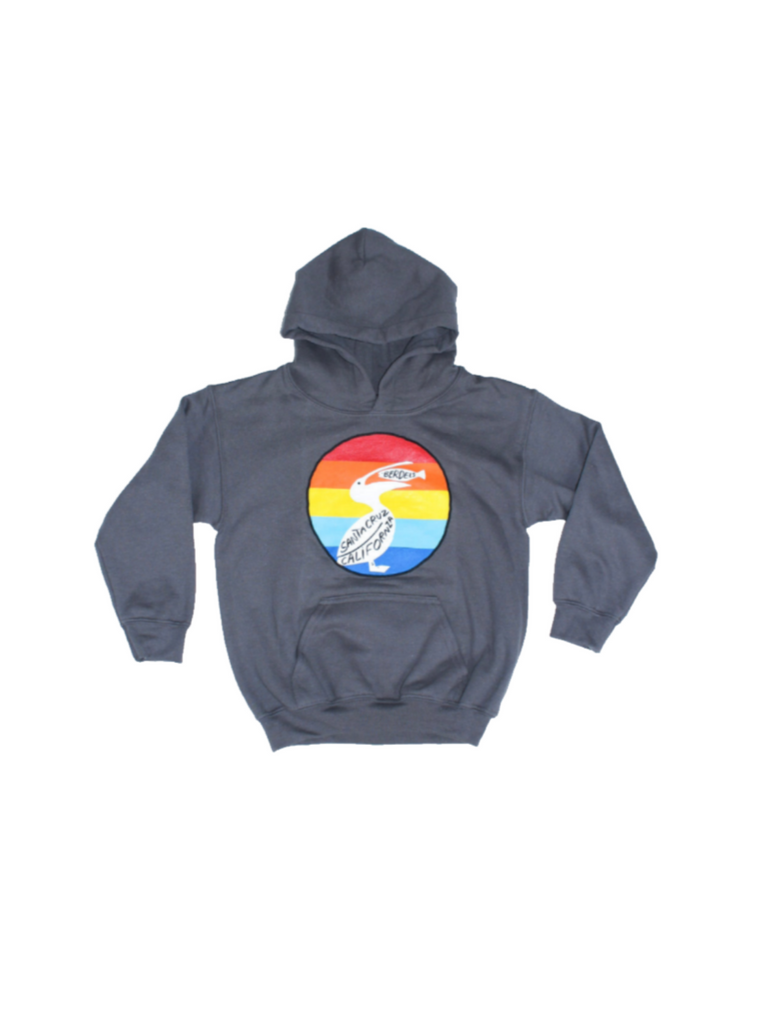 Berdels Kid's Rainbow Berd Pullover Sweatshirt Grey