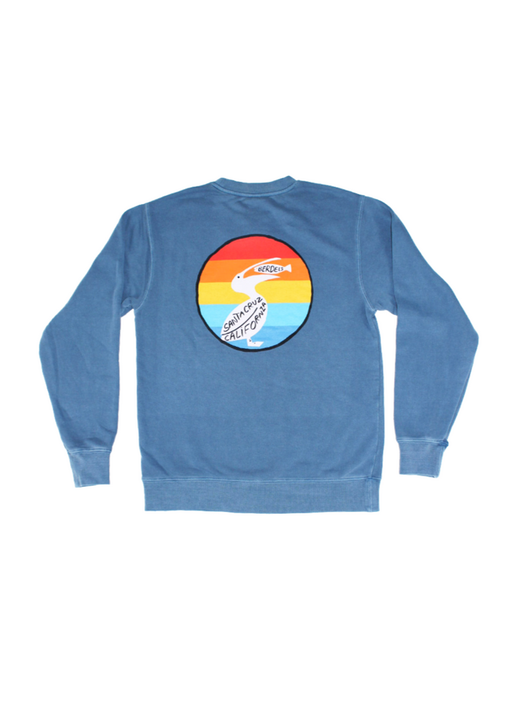 Berdels Rainbow Berd Crewneck Sweatshirt Slate