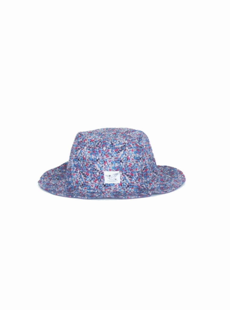 Berdels Donny Boonie Bucket Hat Reversible Grey Corduroy/Floral
