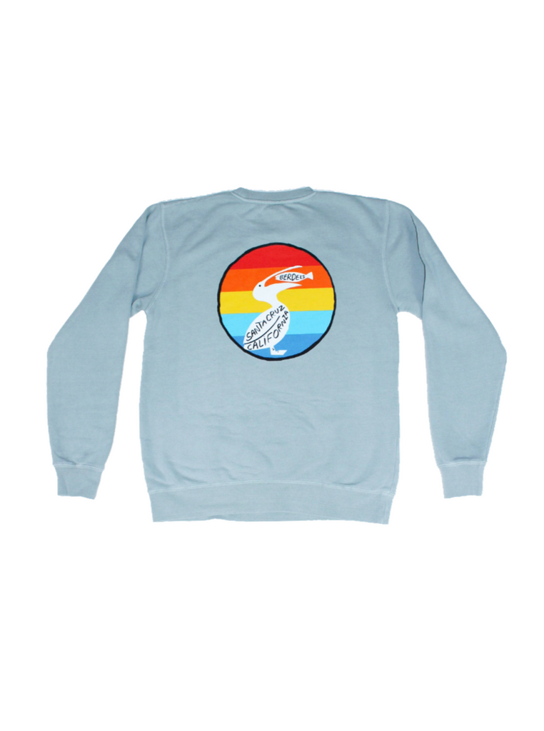 Berdels Rainbow Berd Crewneck Sweatshirt Sage