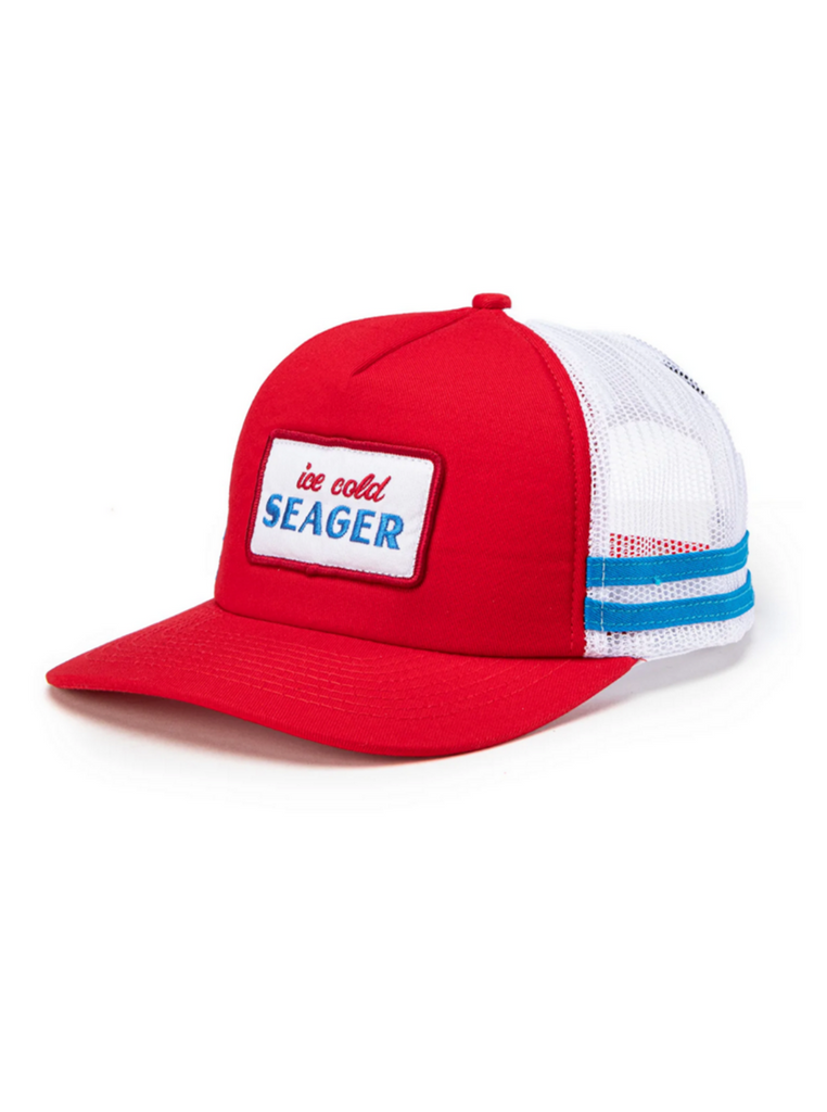 Seager Ice Cold Snapback Hat Red