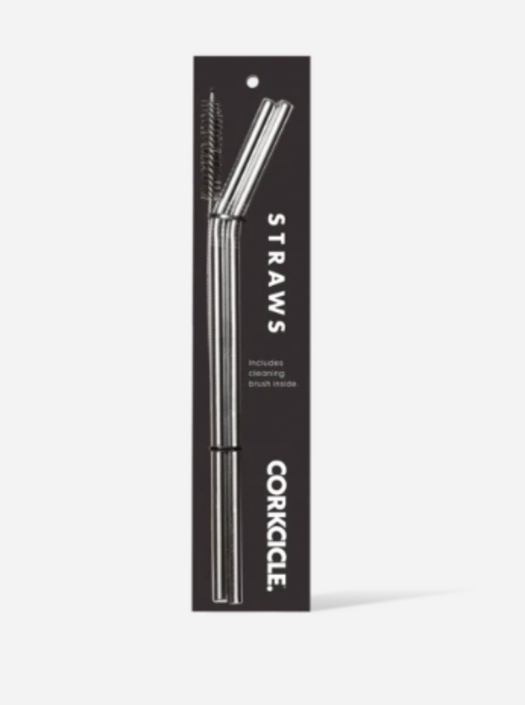 Corkcicle Tumbler Straw Silver