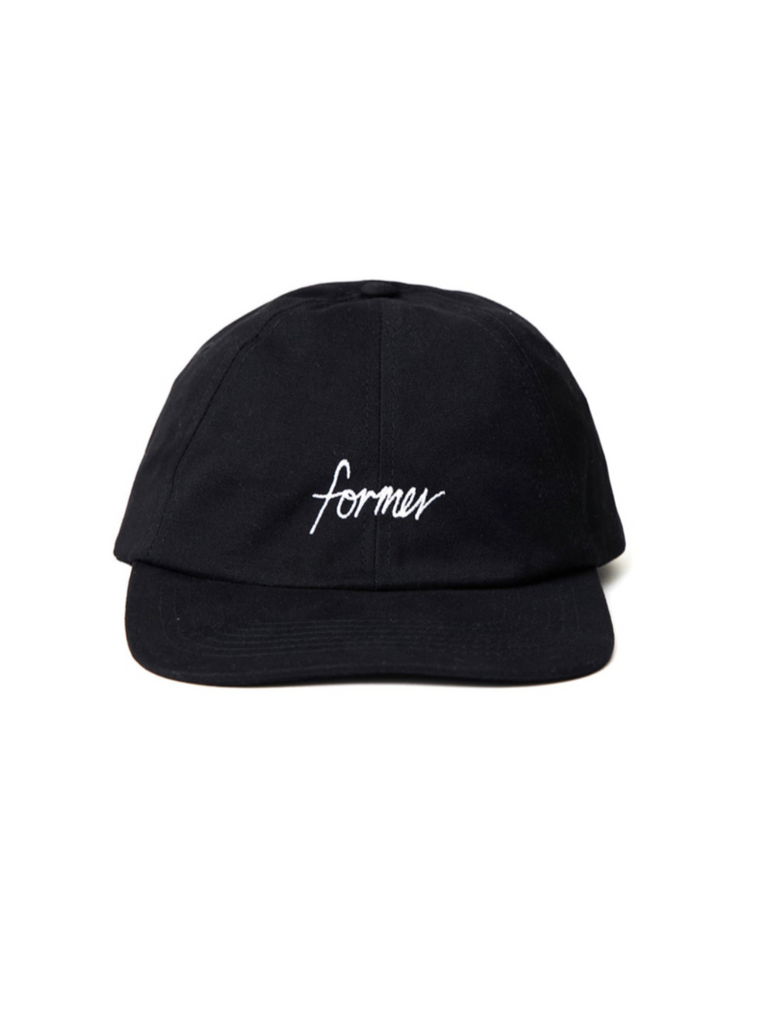 Former Colorless Canvas Cap Hat Black