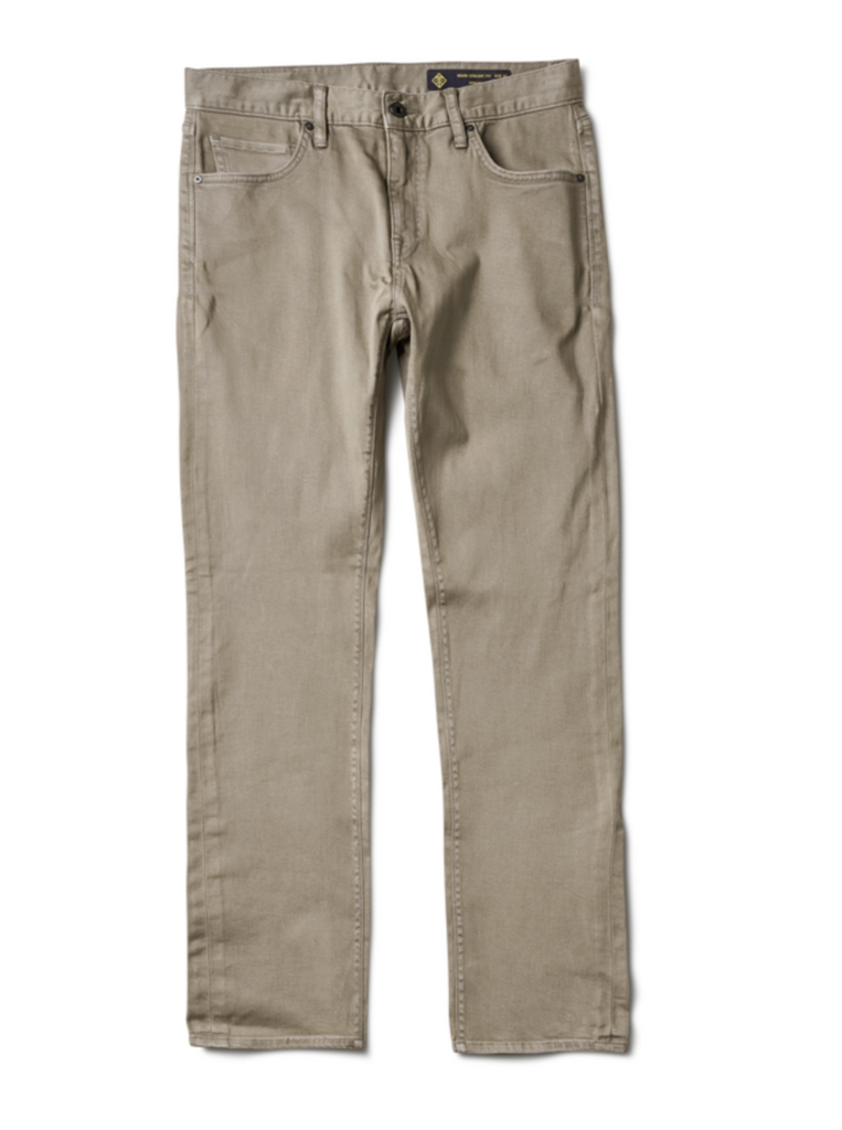 Roark Highway 128 Straight Fit Broken Twill Jean Pants Desert Khaki