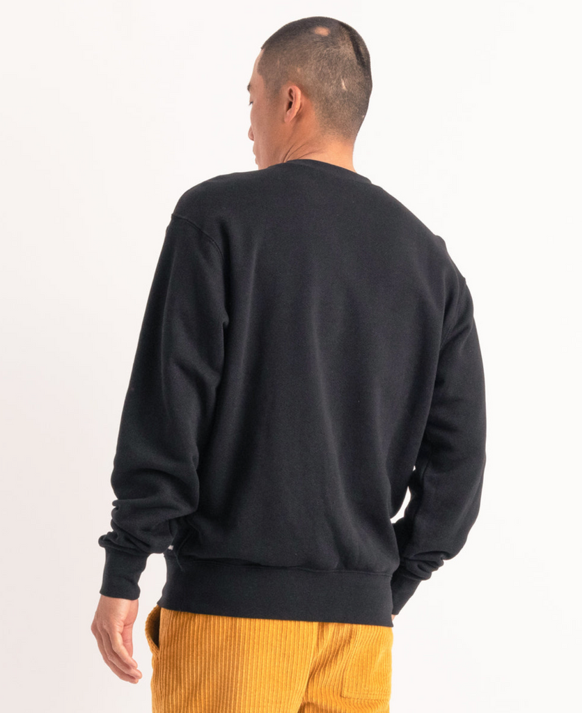 Banks Journal Primary Trader Crew Deluxe Fleece Crewneck Black