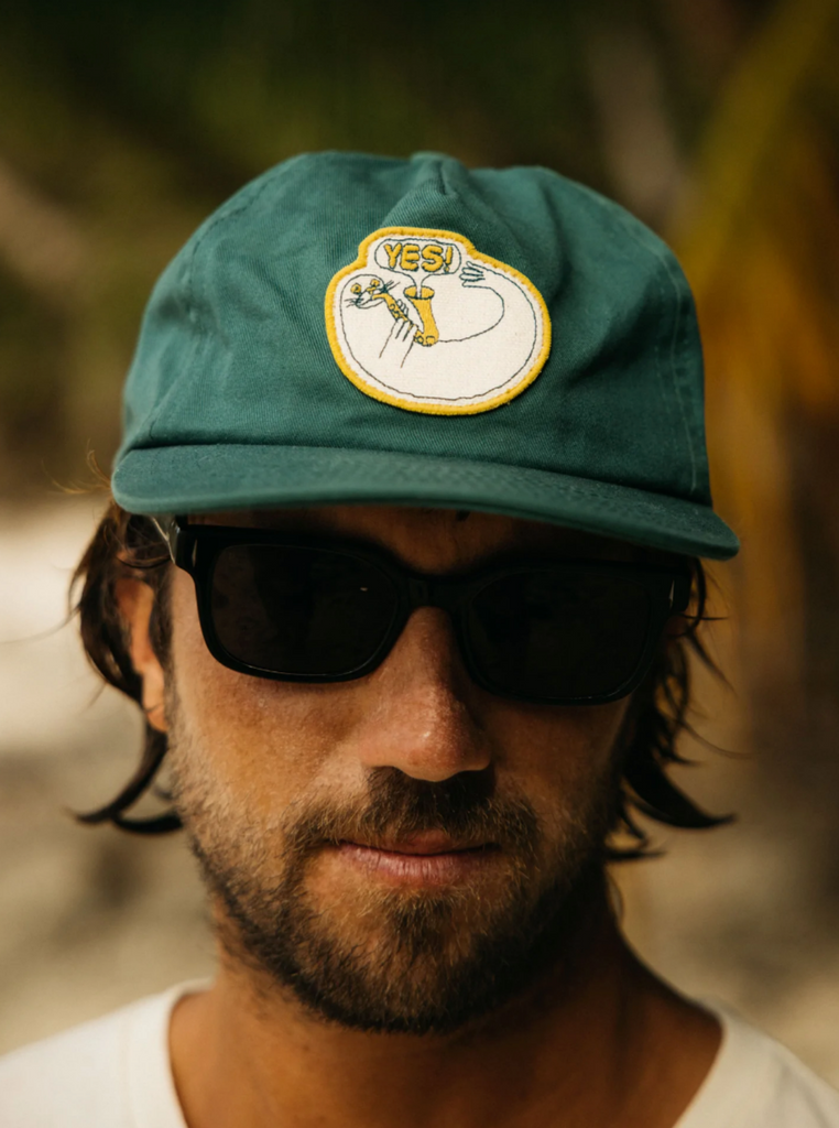 Mollusk Surf Dude Yes Hat Rover Green