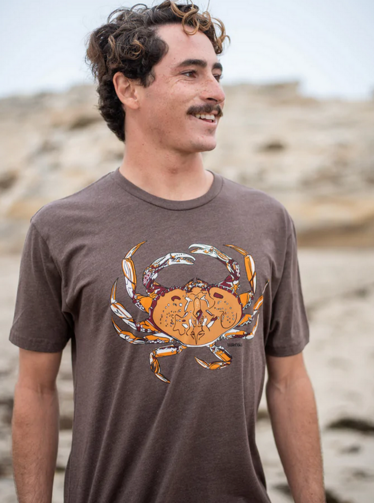 Uroko Dungeness Crab Short Sleeve Tee Espresso