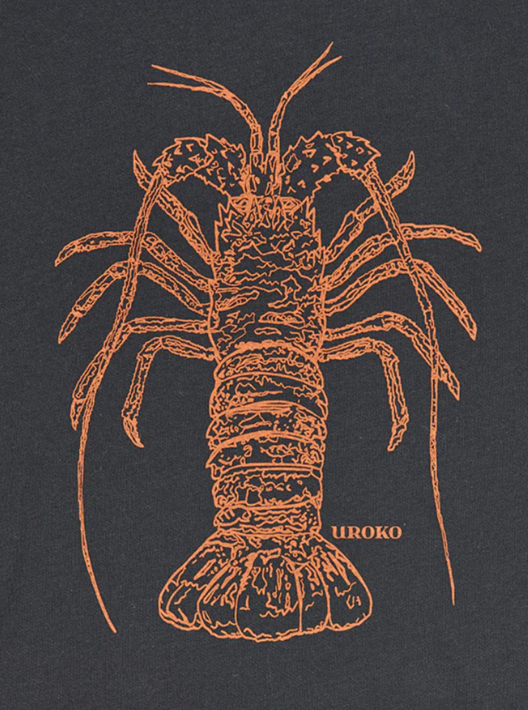 Uroko West Coast Spiny Lobster Short Sleeve Tee Black