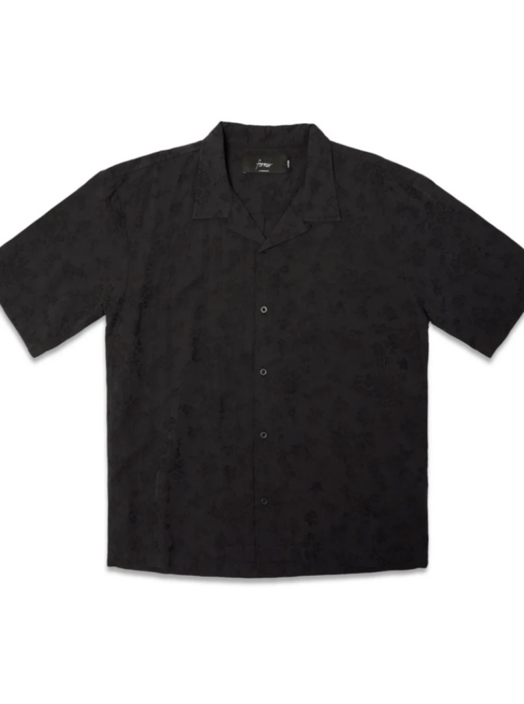 Former CA Tension Short Sleeve Button Up Shirt Black