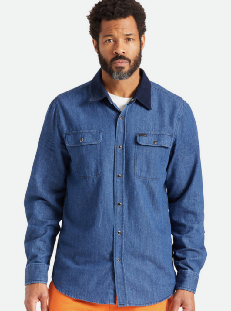 Brixton Bowery Bowery Reserve L/S Flannel Rinse