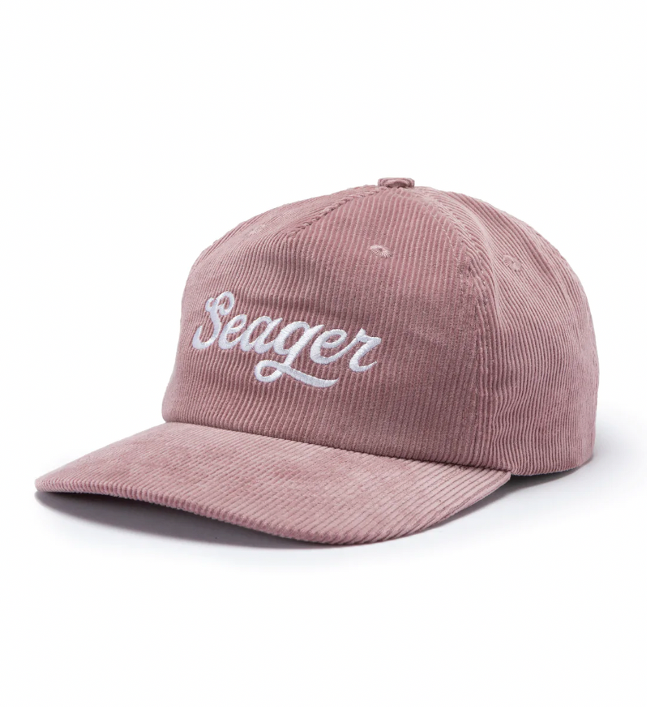 Seager Big Pink Corduroy X KAB Snapback Hat Pink