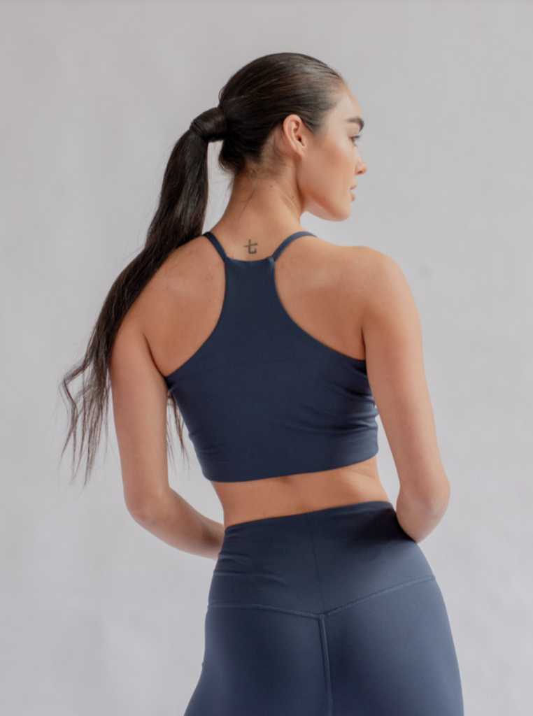 Girlfriend Collective Float Cleo Bra Midnight