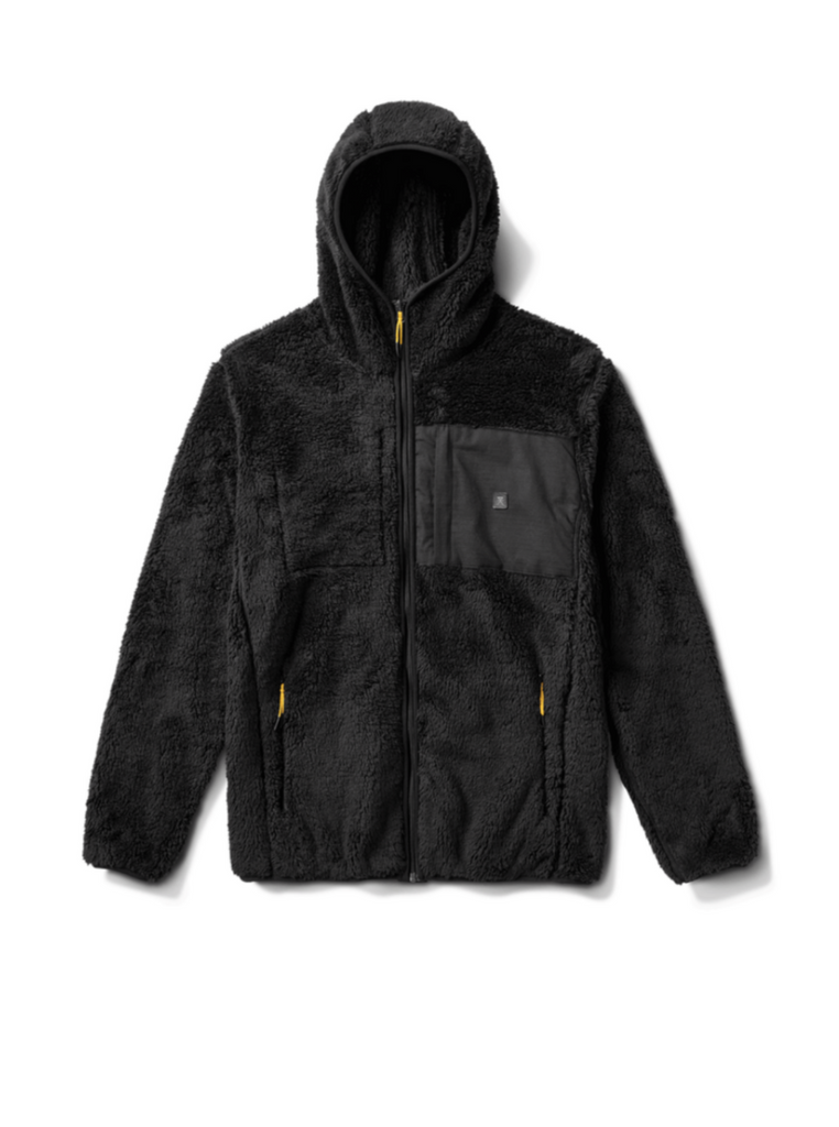Roark Rambler Fleece Zip Up Jacket Black