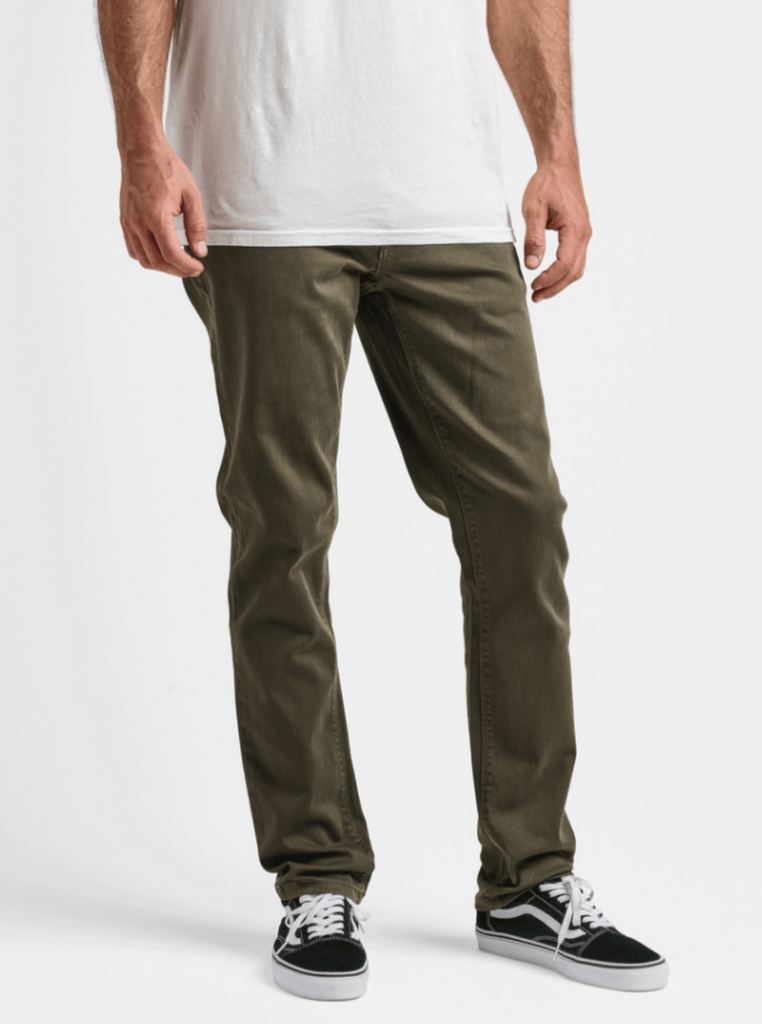 Roark Highway 133 Slim Fit Broken Twill Jeans Military 2