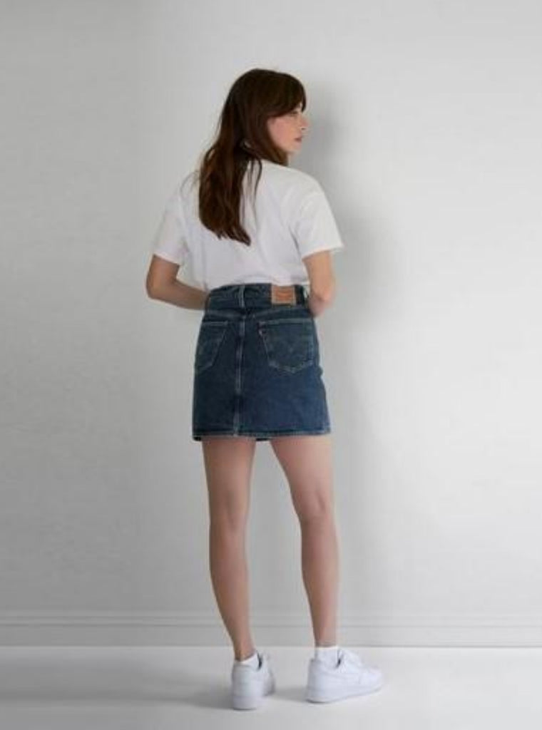 Levi's Decon Iconic Denim Skirt Prairie Peace