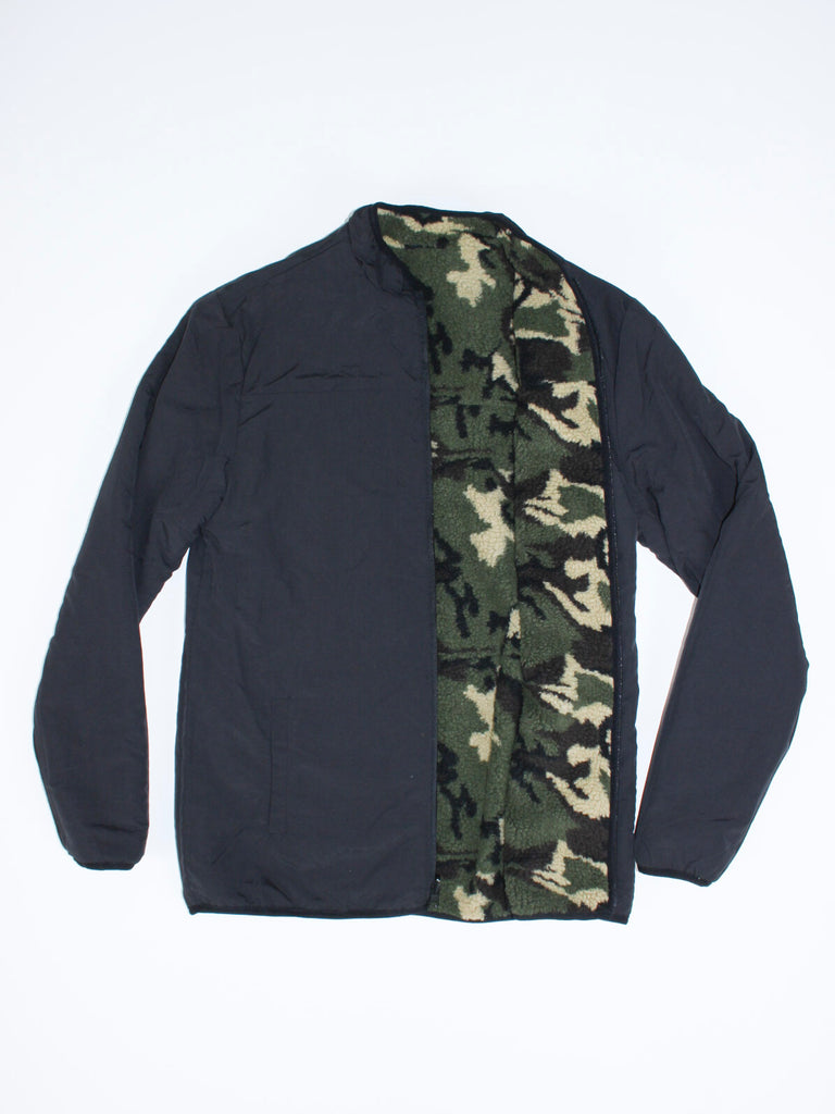 Berdels Flips Fleece Reversible Jacket Camo/Black