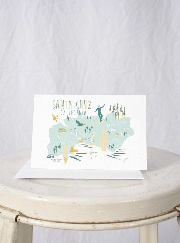 Berdels Santa Cruz Map Card